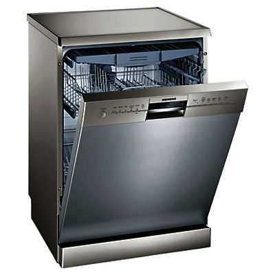 Siemens SN26M880GB Freestanding Dishwasher, Stainless Steel